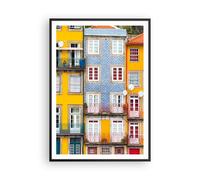 Poster 70x100cm Casas Ribeira Porto Stampe Immagini Quadri Moderni Murale