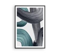 Poster 70x100cm Colore Spazzola Minimalismo Stampe Immagini Quadri Murale
