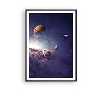 Poster 70x100cm Cosmo pianeti stelle Stampe Immagini Quadri Moderni Murale