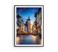 Poster 70x100cm Cracovia Chiesa Mariacki Stampe Immagini Quadri Moderni Murale