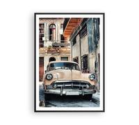 Poster 70x100cm Cubano auto case popolari Stampe Immagini Quadri Moderni Murale