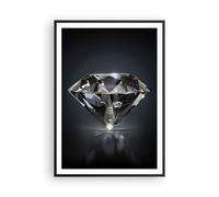 Poster 70x100cm Diamante Diamante Pietra Preziosa Stampe Immagini Quadri Murale