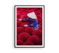 Poster 70x100cm Essiccazione incenso Vietnam Stampe Immagini Quadri Murale