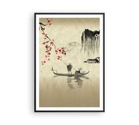 Poster 70x100cm Fiore Ciliegie Giappone Stampe Immagini Quadri Moderni Murale