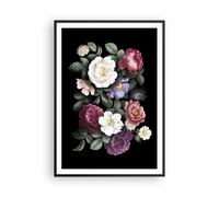 Poster 70x100cm Fiori Bouquet Composizione Stampe Immagini Quadri Moderni Murale