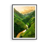 Poster 70x100cm Flap Riso Vietnam Stampe Immagini Quadri Moderni Murale