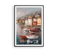 Poster 70x100cm Mare Porto Vele Stampe Immagini Quadri Moderni Murale
