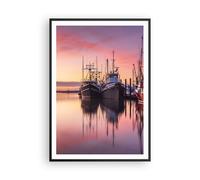 Poster 70x100cm Marina Ovest Il Sole Stampe Immagini Quadri Moderni Murale