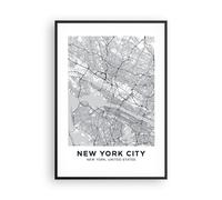 Poster 70x100cm New York mappa Stampe Immagini Quadri Moderni Murale