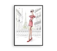 Poster 70x100cm Parigi Torre Eiffel Stampe Immagini Quadri Moderni Murale