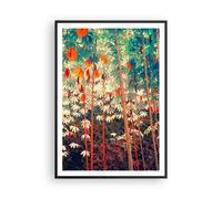 Poster 70x100cm Piante Tropicali Arancioni Stampe Immagini Quadri Moderni Murale