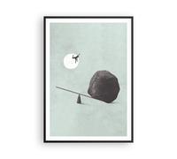 Poster 70x100cm Pietra leva fisica Stampe Immagini Quadri Moderni Murale