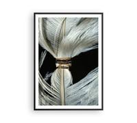 Poster 70x100cm Piuma Romantico Matrimonio Stampe Immagini Quadri Moderni Murale