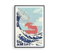 Poster 70x100cm Rosso moderno forse Stampe Immagini Quadri Moderni Murale