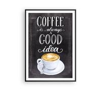 Poster 70x100cm Scrivere Caffè Caffè Stampe Immagini Quadri Moderni Murale