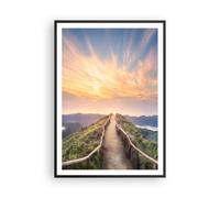 Poster 70x100cm Sentiero Montagna Azzorre Stampe Immagini Quadri Moderni Murale