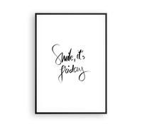 Poster 70x100cm Sorridi me stesso venerdì Stampe Immagini Quadri Moderni Murale