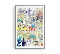 Poster 70x100cm Strada graffiti parete murale Stampe Immagini Quadri Murale