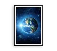 Poster 70x100cm Terra Universo Stelle galassia Stampe Immagini Quadri Murale