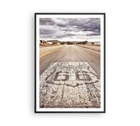 Poster 70x100cm USA percorso 66 viaggio Stampe Immagini Quadri Moderni Murale