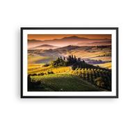 Poster 70x50cm Agricoltura fattoria toscana vigna Stampe Immagini Quadri Moderni