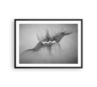 Poster 70x50cm Bacio amore coppia Stampe Immagini Quadri Moderni Murale