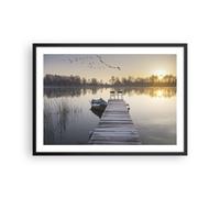 Poster 70x50cm Bridge Ovest Il Sole Stampe Immagini Quadri Moderni Murale
