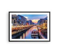 Poster 70x50cm Canale Grande Serata Stampe Immagini Quadri Moderni Murale