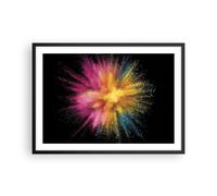 Poster 70x50cm Colorato Polvere Esplosione Stampe Immagini Quadri Moderni Murale