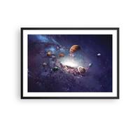 Poster 70x50cm Cosmo pianeti stelle Stampe Immagini Quadri Moderni Murale