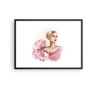 Poster 70x50cm Donna artista moda Stampe Immagini Quadri Moderni Murale