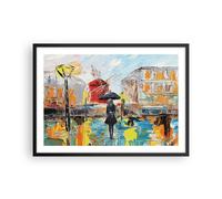 Poster 70x50cm Donna Immagine Olio Stampe Immagini Quadri Moderni Murale