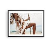 Poster 70x50cm Donna Libertà Esotismo Stampe Immagini Quadri Moderni Murale