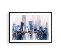 Poster 70x50cm Edifici Pezzo Pittura Stampe Immagini Quadri Moderni Murale