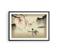Poster 70x50cm Fiore Ciliegie Giappone Stampe Immagini Quadri Moderni Murale