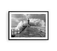Poster 70x50cm Lanterna Mare Portogallo Stampe Immagini Quadri Moderni Murale