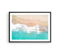 Poster 70x50cm mare onda sabbia Stampe Immagini Quadri Moderni Murale