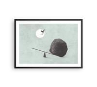 Poster 70x50cm Pietra leva fisica Stampe Immagini Quadri Moderni Murale