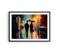 Poster 70x50cm Romanticismo Coppia Paesaggio Stampe Immagini Quadri Moderni