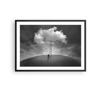 Poster 70x50cm Simbolo scala cielo Stampe Immagini Quadri Moderni Murale