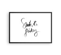 Poster 70x50cm Sorridi me stesso venerdì Stampe Immagini Quadri Moderni Murale
