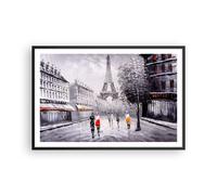 Poster 91x61cm Architettura Parigi Eiffle francia Stampe Immagini Quadri Moderni