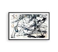 Poster 91x61cm Astrazione Pezzo Artistico Stampe Immagini Quadri Moderni Murale