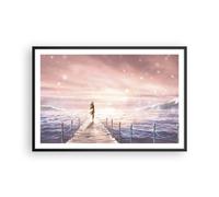 Poster 91x61cm Bridge Donna Le Stelle Stampe Immagini Quadri Moderni Murale