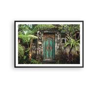Poster 91x61cm Cancello Porta Verde Stampe Immagini Quadri Moderni Murale