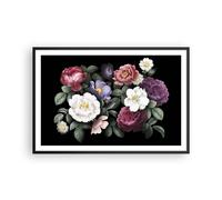 Poster 91x61cm Fiori Bouquet Composizione Stampe Immagini Quadri Moderni Murale