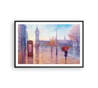 Poster 91x61cm Grande Ben Ombrello Stampe Immagini Quadri Moderni Murale