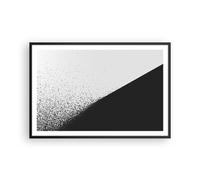 Poster 91x61cm In bianco e nero sfondo geometria Stampe Immagini Quadri Moderni