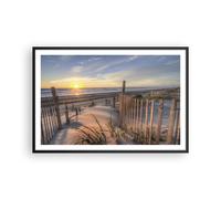 Poster 91x61cm Ovest Il Sole Duna Stampe Immagini Quadri Moderni Murale