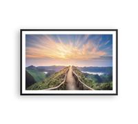 Poster 91x61cm Sentiero Montagna Azzorre Stampe Immagini Quadri Moderni Murale